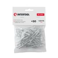 Заклепка алюмінієва, 4,0×14,0 мм, 50 шт. INTERTOOL RT-4014