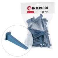 Система вирівнювання плитки, клин 9*70 мм / 50 шт INTERTOOL KT-4950