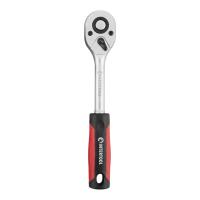 Рукоятка із храповим механізмом на 45 зубів 1/2'' (Проф) CrV INTERTOOL HT-2119