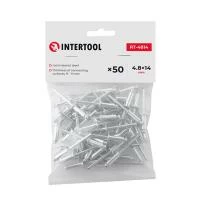 Заклепка алюмінієва, 4,8×14,0 мм, 50 шт. INTERTOOL RT-4814