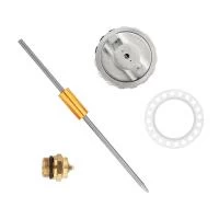 Комплект форсунки 1,8 мм для фарбопультів HP PT-0204, PT-0205, PT-0210, PT-0211 (форсунка, повітряна головка, голка) INTERTOOL PT-2005