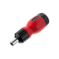 Викрутка реверсивна з комплектом насадок 6 од. INTERTOOL VT-1009