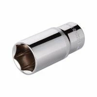 Головка шестигранна подовжена 1/2" 27*78 мм CrV INTERTOOL ET-0127