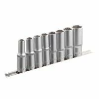 Набір подовжених шестигранних головок на планці, 1/2", 8 од. (10, 12, 13, 14, 15, 17, 19, 22 мм) INTERTOOL ET-6009