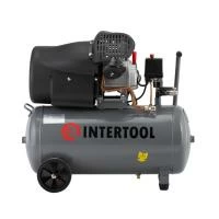 Компресор, 50 л, 2,23 кВт, 220 В, 10 атм, 354 л/хв, 2 циліндри INTERTOOL PT-0004