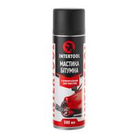 Мастика бітумна, аерозоль 500 мл INTERTOOL FS-6850