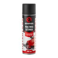 Мастика бітумна, аерозоль 500 мл INTERTOOL FS-6850