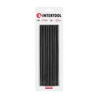 Комплект клейових стрижнів чорних, 11,2×200 мм, 12 шт. INTERTOOL RT-1023