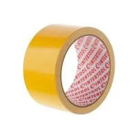 Скотч двосторонній 50мм * 10м на тканинній основі INTERTOOL KT-0962