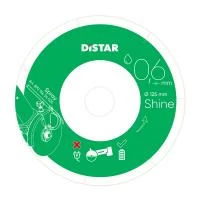 Круг алмазний вiдрiзний Distar 1A1R 125x0,6/0,5x6x22,23 Shine
