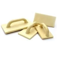 Терка з поролоном м'яка 130*270*18мм, жовта INTERTOOL HT-0012