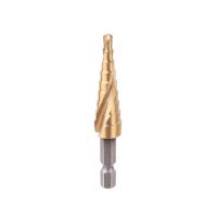 Свердло ступінчасте по металу, спіральне, 4-12 мм, HEX INTERTOOL SD-5836