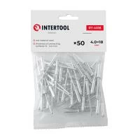 Заклепка алюмінієва, 4,0×18,0 мм, 50 шт. INTERTOOL RT-4018