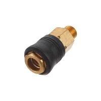 Швидкороз'ємне з'єднання із зовнішньою різьбою 1/4 ", латунь INTERTOOL PT-1815
