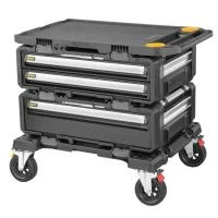 Робоча станція 4 в 1 (комплект ящиків на візку) TOUGHSYSTEM 2.0 DXL DeWALT DWST60520-1