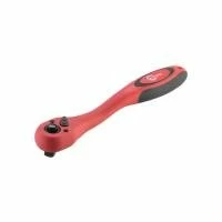 Рукоятка з храповим механізмом на 72 зубця 3/8" вигнута CrV (професійна) INTERTOOL HT-2108