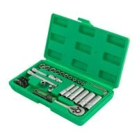 Набір інструментів, 1/4", 36 од., головки: 4-13 мм, кейс INTERTOOL ET-6036SP
