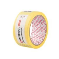 Стрічка малярна 48мм, 20м, жовта INTERTOOL DM-4820