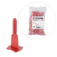 Система вирівнювання плитки гвинтова, гвинт, 100 шт. INTERTOOL KT-4955