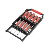 Набір викруток, 9 од., Cr-V, 75-150 мм (SL3, SL5, SL6, SL8, PH0, PH1, PH2, PH3) INTERTOOL VT-3349