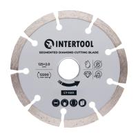 Диск відрізний сегментний алмазний, 115 мм, 16-18%, 13280 об/хв INTERTOOL CT-1001