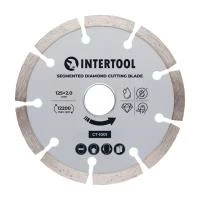 Диск відрізний сегментний алмазний, 115мм, 16-18% INTERTOOL CT-1001