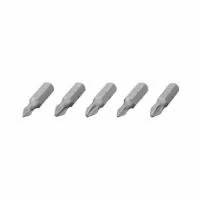 Комплект викруткових насадок PH1, PH2, PZ1, PZ2 1/4" * 25мм уп. 5од., S2, STORM INTERTOOL VT-0210