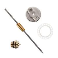 Комплект форсунки 1,5 мм для фарбопультів HP PT-0204, PT-0205, PT-0210, PT-0211 (форсунка, повітряна головка, голка) INTERTOOL PT-2004