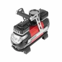 Компресор автомобільний 12 В, два циліндра 30 мм INTERTOOL AC-0003