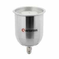 Бачок металевий, зовнішня різьба M14x1,25, 600 мл INTERTOOL PT-1907