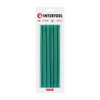 Комплект стрижнів клейових зелених 11,2 мм * 200 мм, 12 шт. INTERTOOL RT-1057