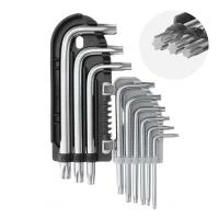 Набір ключів Г-подібних TORX, 9 од., Т10-Т50, S2, PROF INTERTOOL HT-1821