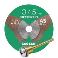 Круг алмазний вiдрiзний Distar 1A1R 45x0,45x5,8H/3,2-3,0F Butterfly