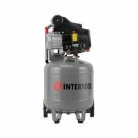 Компресор 50л, вертикальний, 1.5 кВт, 220 В, 8 aтм, 206 л/хв INTERTOOL PT-0019