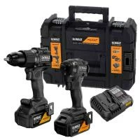 Набір з двох інструментів акумуляторних безщіткових McLaren F1 TEAM SPECIAL EDITION DeWALT DCK2222MP2T