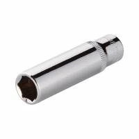 Головка шестигранна подовжена 1/4", 9×50 мм, Cr-V, STORM INTERTOOL ET-0459