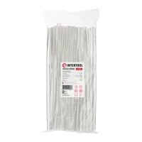 Комплект клейових стрижнів прозорих, 11,2×300 мм, уп. 1 кг INTERTOOL RT-1026