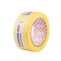 Стрічка малярна 48мм, 40м, жовта INTERTOOL DM-4840