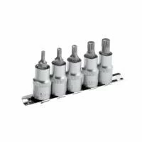 Набір сплайнів на планці М5, 6, 8, 10, 12 - 1/2", 5 од. INTERTOOL HT-1850
