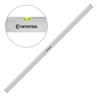 Правило-рівень, 2500 мм, 2 капсули (вертикальна і горизонтальна) INTERTOOL MT-2025