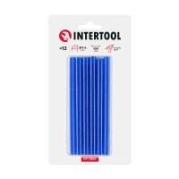 Комплект клейових стрижнів блакитних, 7,4×100 мм, 12 шт. INTERTOOL RT-1054