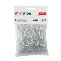 Заклепка алюмінієва, 4,8×12,0 мм, 50 шт. INTERTOOL RT-4812