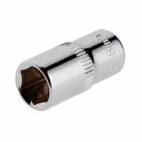 Головка шестигранна 1/4", 8×25 мм, Cr-V, STORM INTERTOOL ET-0438