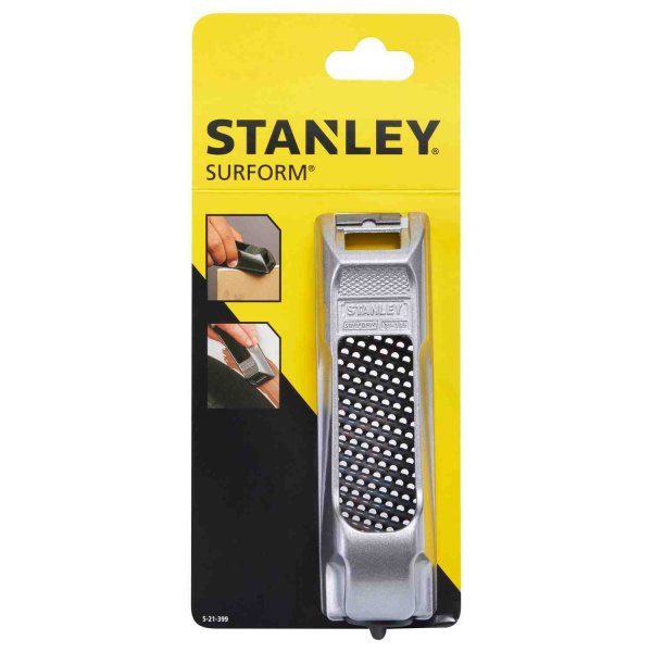 Рашпіль Surform Block Plane з металевим корпусом з довжиною леза 140 мм STANLEY 5-21-399