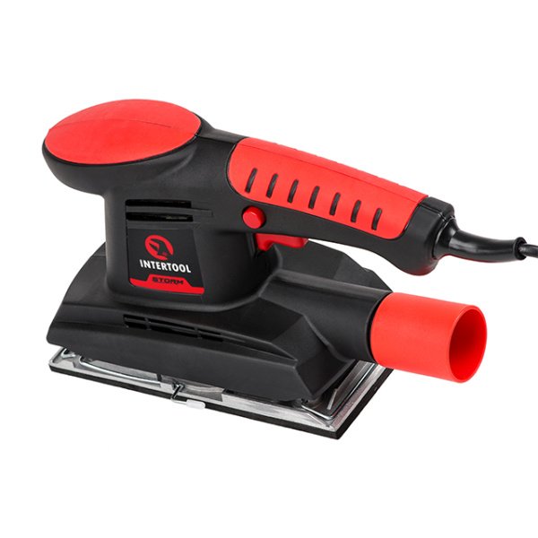 Шліфмашина вібраційна 200 Вт, 11000 об/хв, платформа 187×90 мм INTERTOOL WT-0521