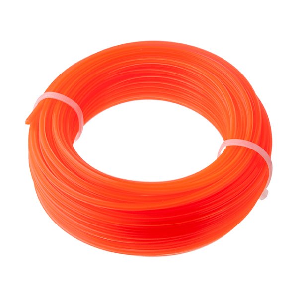 Лiска для тримера "зірка", 2.4 мм x 15 м INTERTOOL DT-2308