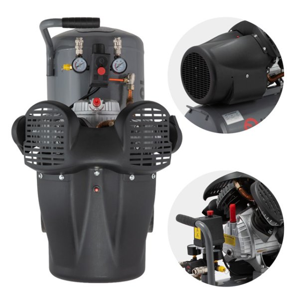 Компресор, 50 л, 2,23 кВт, 220 В, 10 атм, 354 л/хв, 2 циліндри INTERTOOL PT-0004