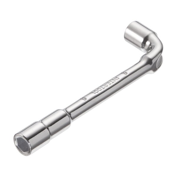 Ключ торцевий з отвором, L-подібний, 8 мм INTERTOOL HT-1608