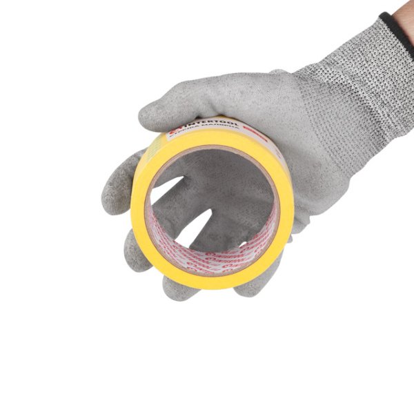 Стрічка малярська 38 мм, 20 м, жовта INTERTOOL DM-3820