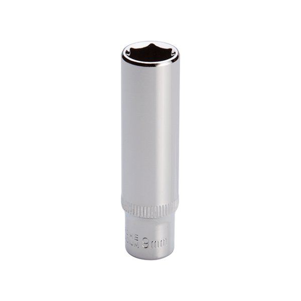 Головка шестигранна подовжена 1/4", 9×50 мм, Cr-V, STORM INTERTOOL ET-0459